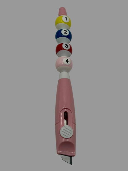 Billiard Ball Beaded Box Cutter