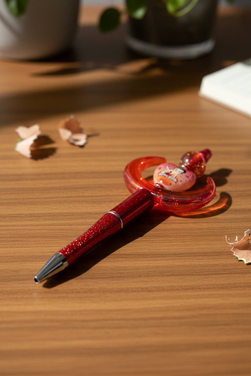 Betty Boop Moon Beaded Pen