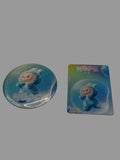 Labubu Hope Button Pin & Collectible Card