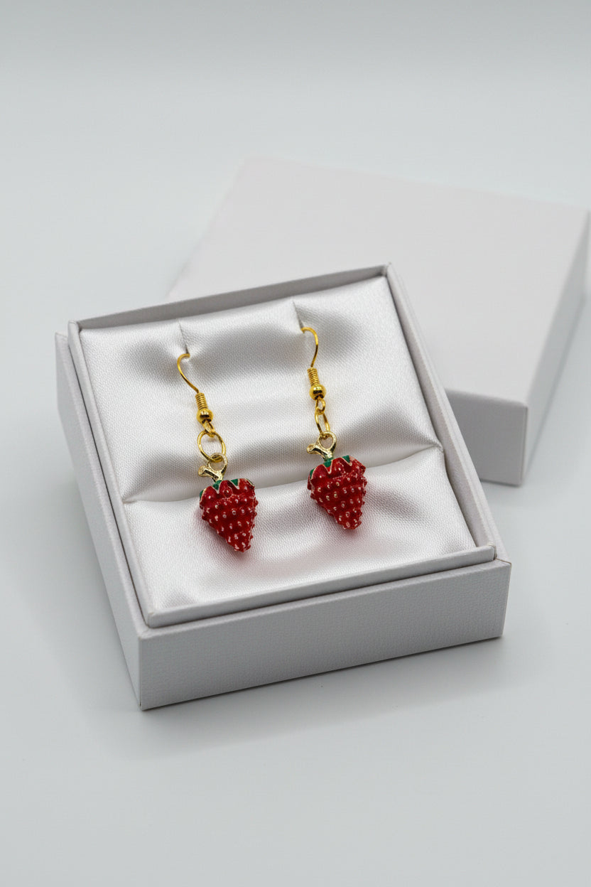 Strawberry Dangle Earrings
