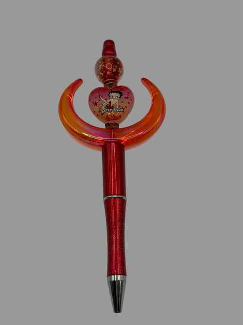 Betty Boop Moon Beaded Pen