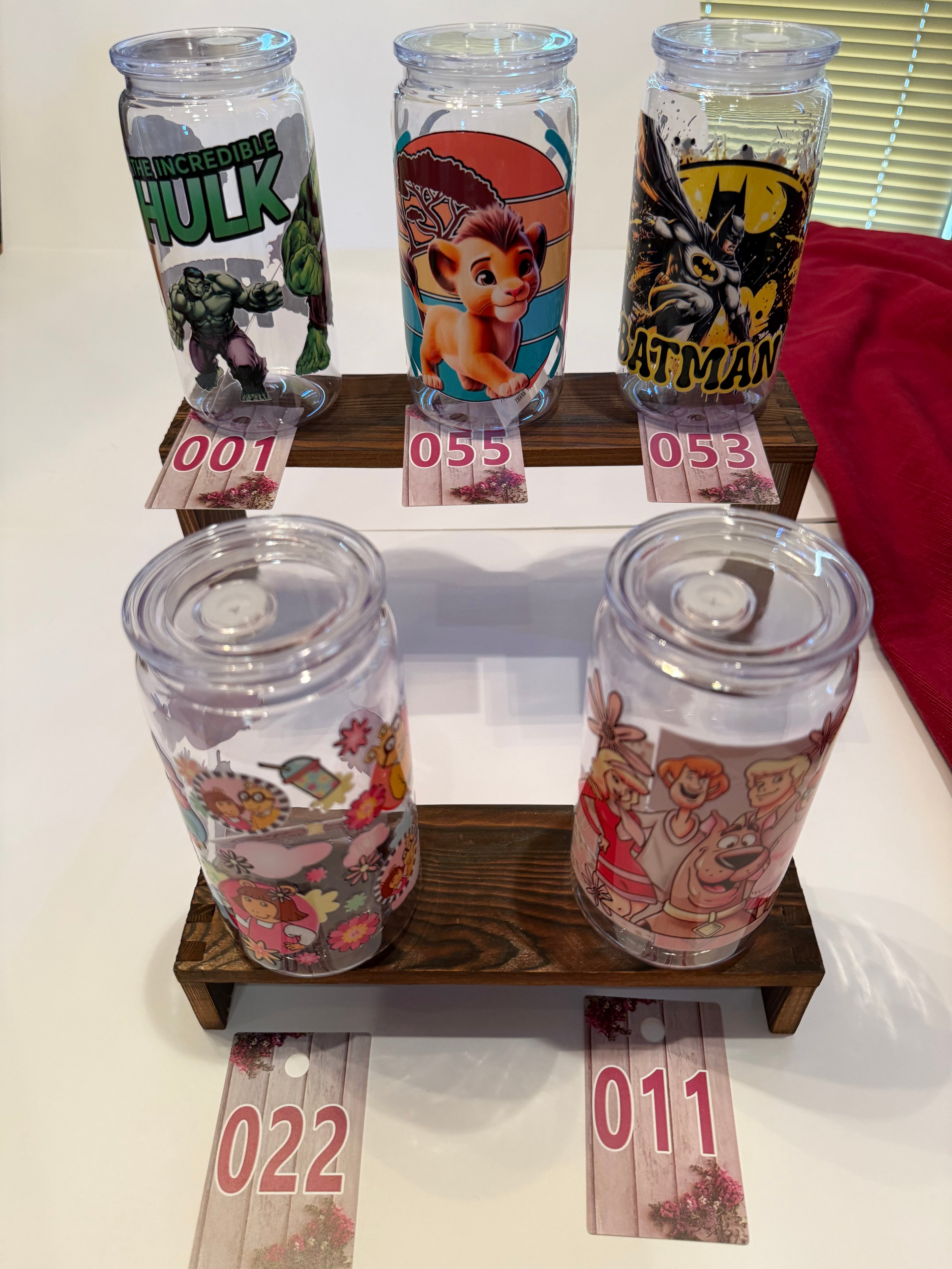 UV DTF Plastic Tumblers