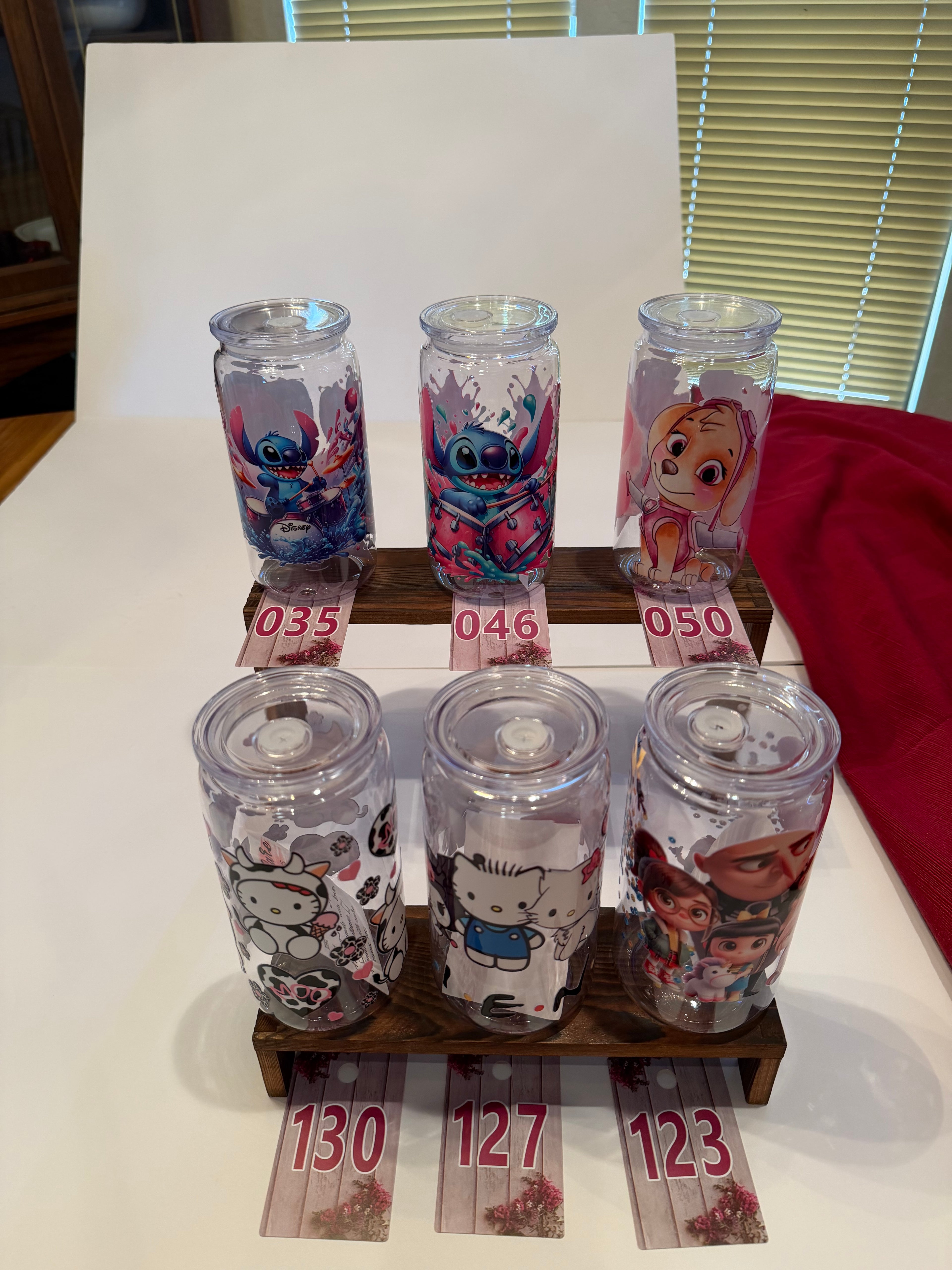 UV DTF Plastic Tumblers